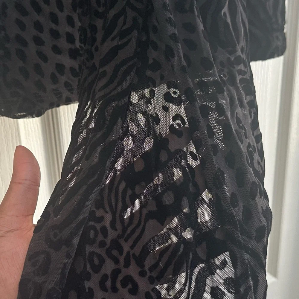 P.L.T Cheetah short skirt - Picture 6 of 6